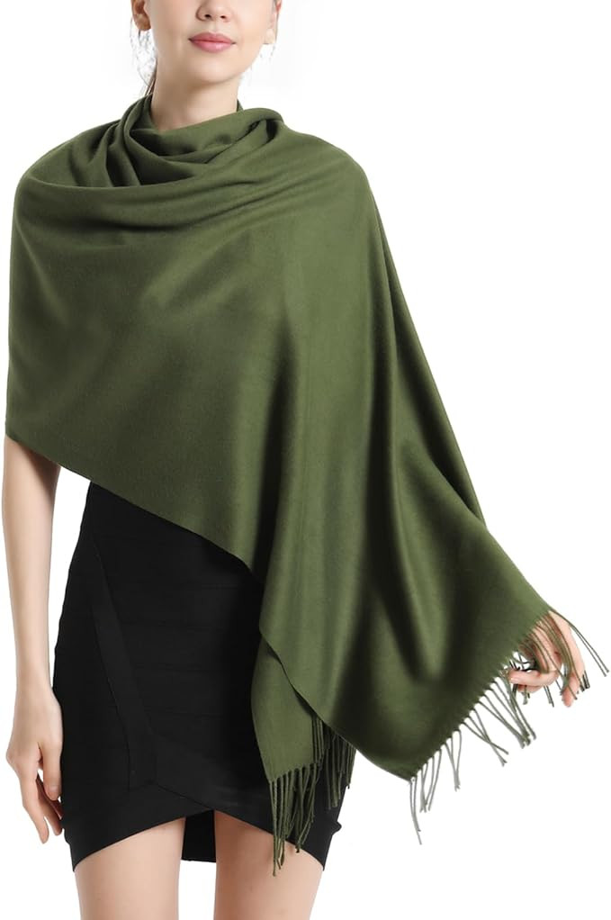 Pashmina Scarf and Shawl - Soft Women Pashminas Wrap for Wedding Evening Party dresses | Amazon (US)