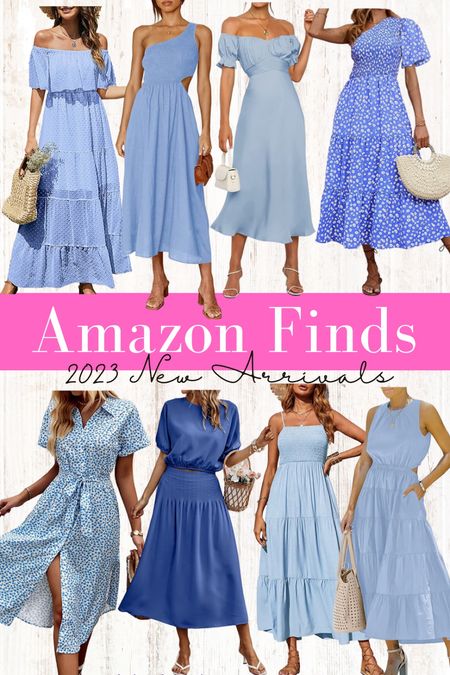 Amazon Spring dress round up! 
Amazon dress 
Amazon fashion 
Amazon spring dresses 
Amazon summer dress
Blue dresses 
#LTKstyletip

#LTKsalealert #LTKtravel #LTKSeasonal