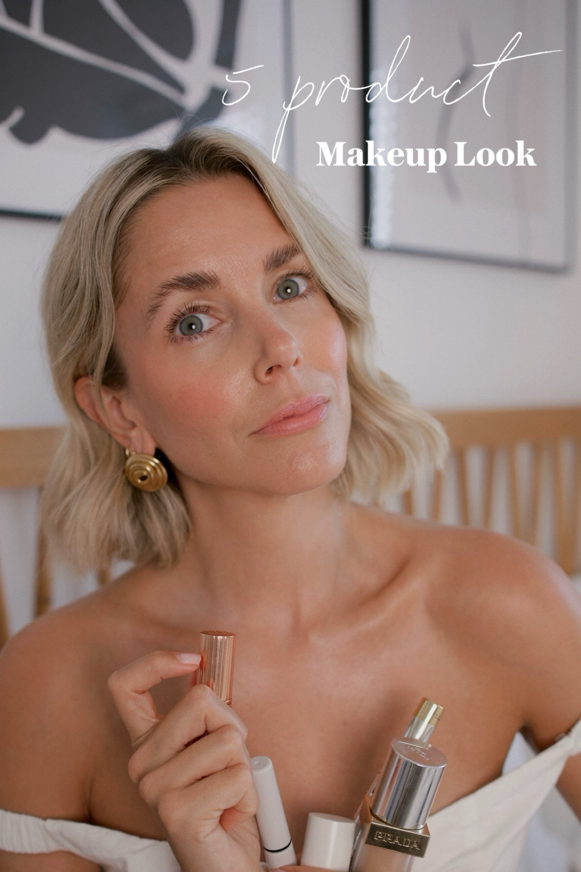 5 products makeup look, Glow makeup, Easy makeup 

Prada Foundation MN40
Ilia beauty shade All of Me
Refy Brow
Maxfactor mascara in black
Charlotte Tilbury Lipstick in fair pillow talk

#LTKbeauty #LTKeurope #LTKuk