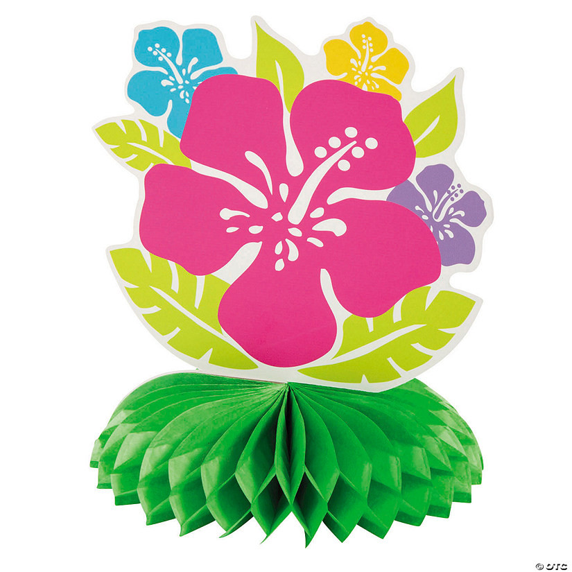 Tropical Flower Centerpiece | Oriental Trading Company