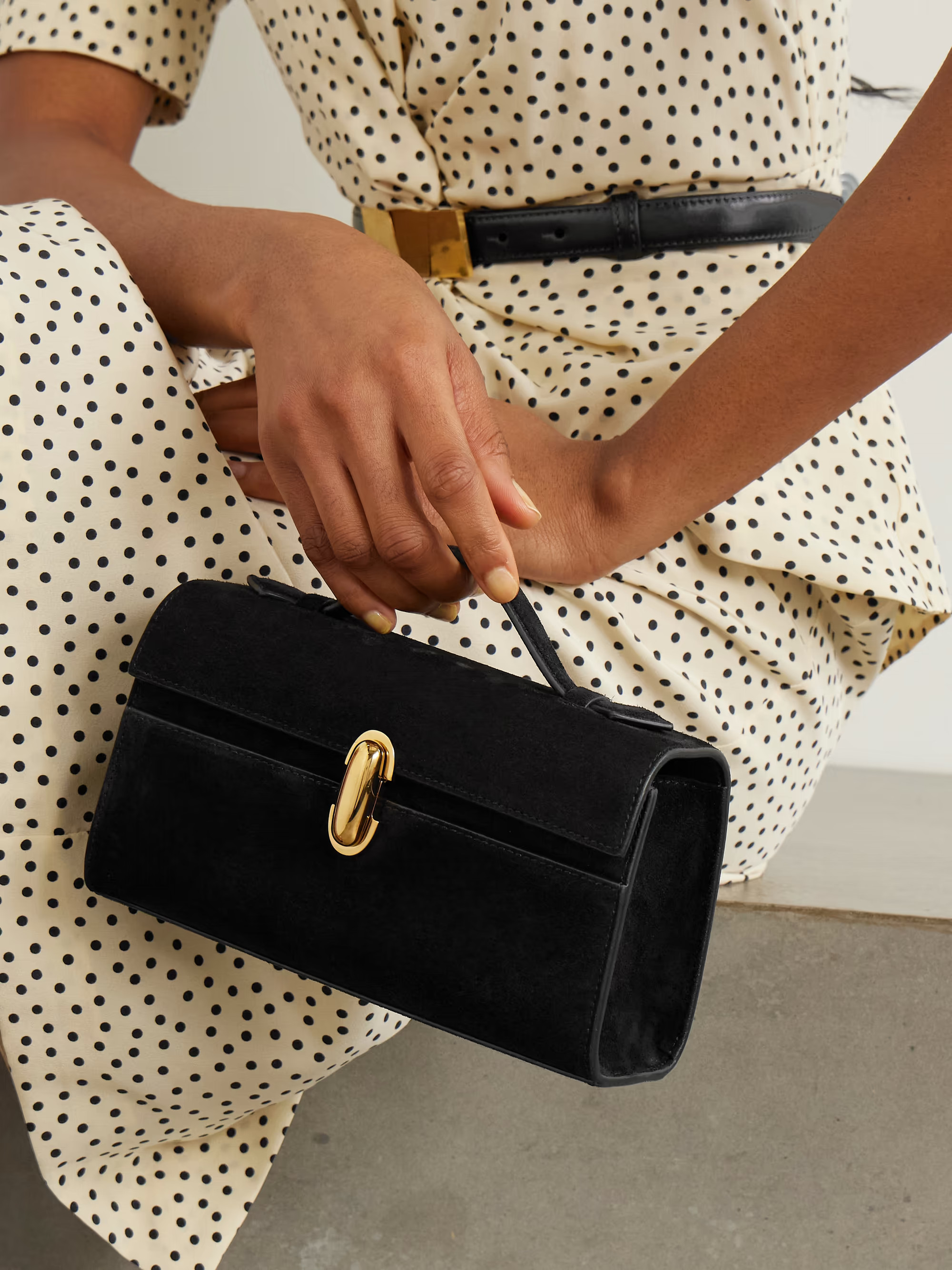 Symmetry Pochette suede tote | NET-A-PORTER (UK & EU)