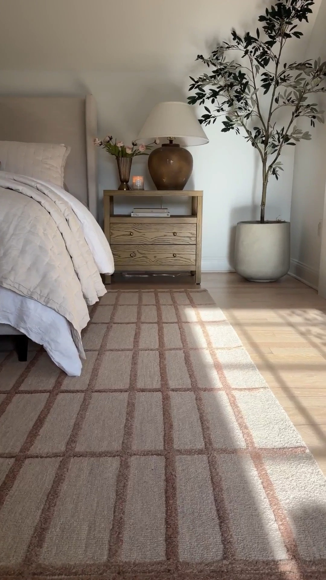 The right rug can completely change the feeling of a room 🤎✨

I love how this piece adds that finishing layer to the bedroom — bringing in softness, warmth, and a beautiful sense of balance without overpowering the space.

The neutral tones and timeless texture create that cozy, elevated look that makes a room feel calm, welcoming, and thoughtfully styled. 🌿

Sometimes it’s the simple details that pull everything together and make a space feel truly complete. ✨

#LTKHome #LTKvlog #LTKmomlife