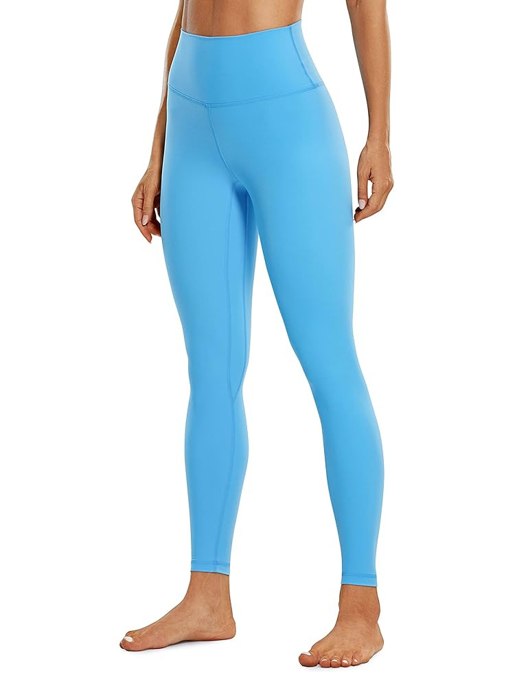 CRZ YOGA Womens Brushed Naked Feeling Workout Leggings 25" - High Waisted Gym Compression Tummy C... | Amazon (US)