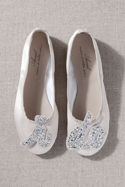 Anniel I Do Glitter Flats | BHLDN