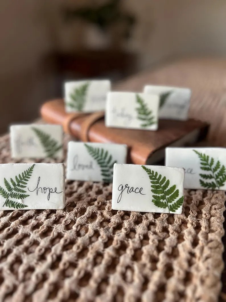 Personalized Word of the Year, Clay Word Tile, Handcrafted Motivational Small Desk Sign, Encourag... | Etsy (Global)