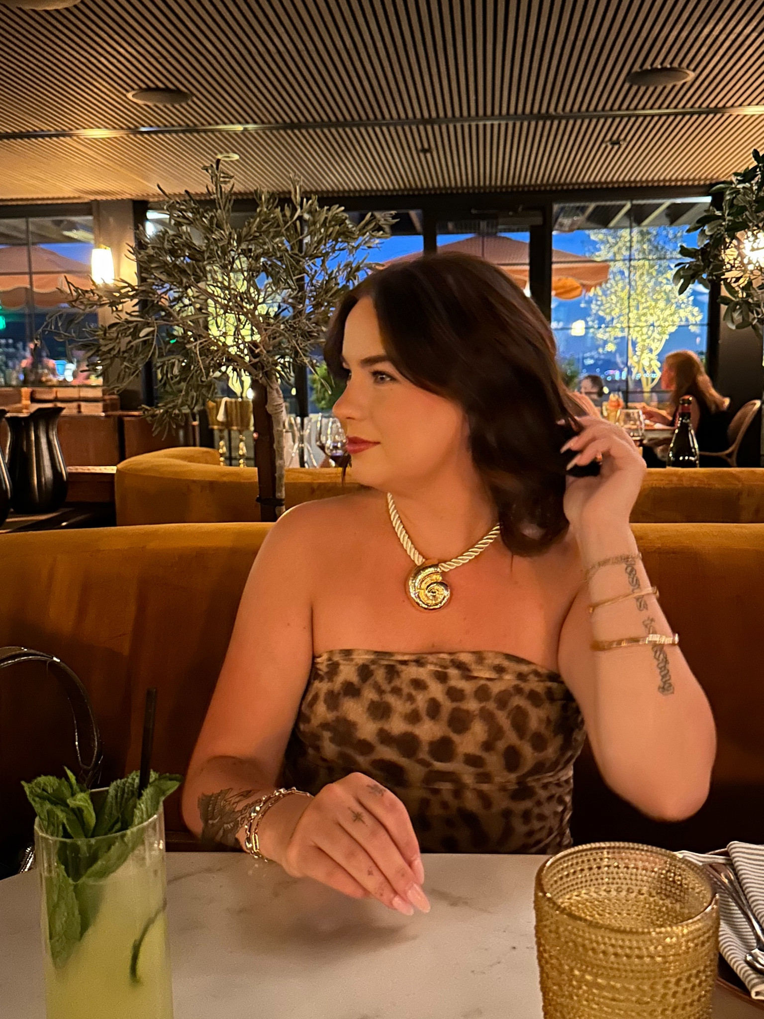 Shell necklace! Mine is from Marshall’s but here’s similar cuties :) 🐚