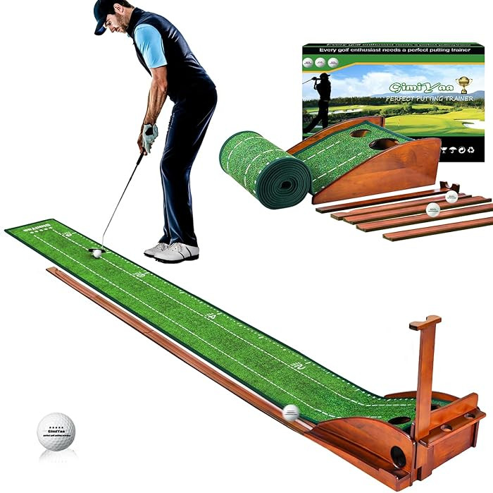 GimYaa Golf Putting mat Green Indoor and Outdoor with Auto Ball Return,Game Practice Golf Gifts f... | Amazon (US)