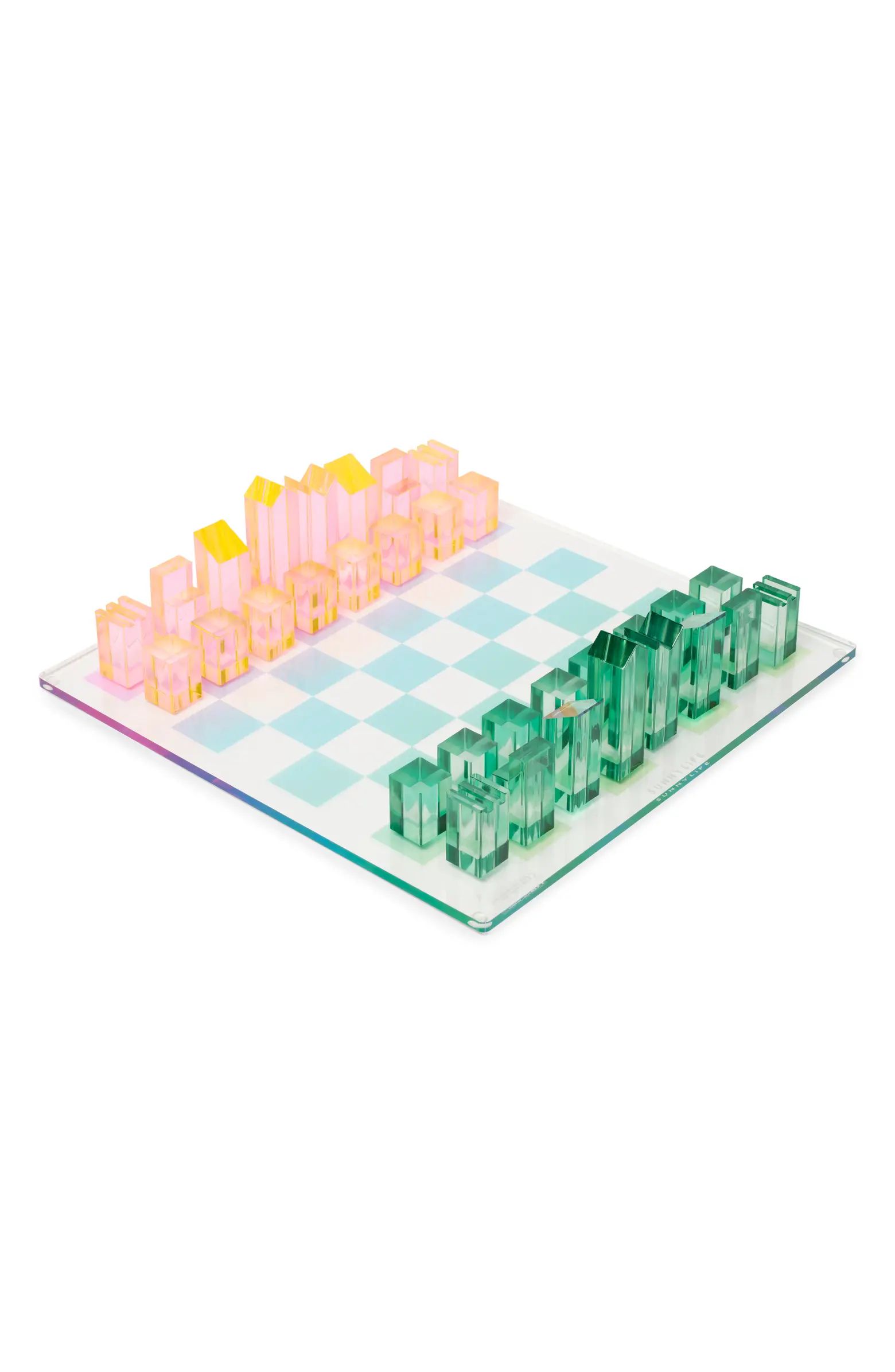 Sunnylife Lucite® 2-In-1 Chess & Checkers Set | Nordstrom | Nordstrom