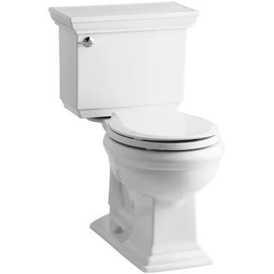 Memoirs Stately Comfort Height Two-piece 1.28 gpf Round-front Toilet with insulated tank | Wayfair North America