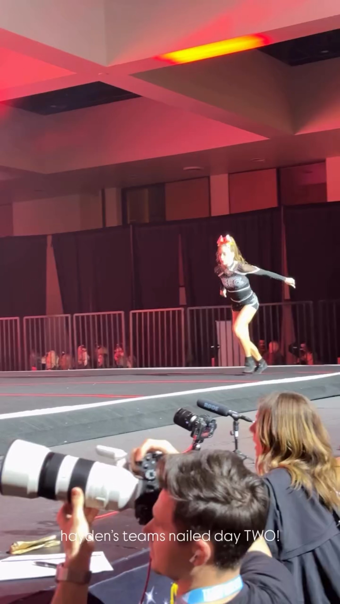 hayden’s teams nailed day TWO! @southforcecheer