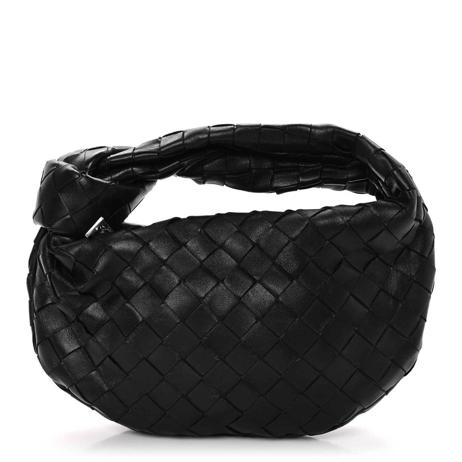 Bottega Veneta Nappa Intrecciato Mini Jodie Black 1742198 | FASHIONPHILE (US)