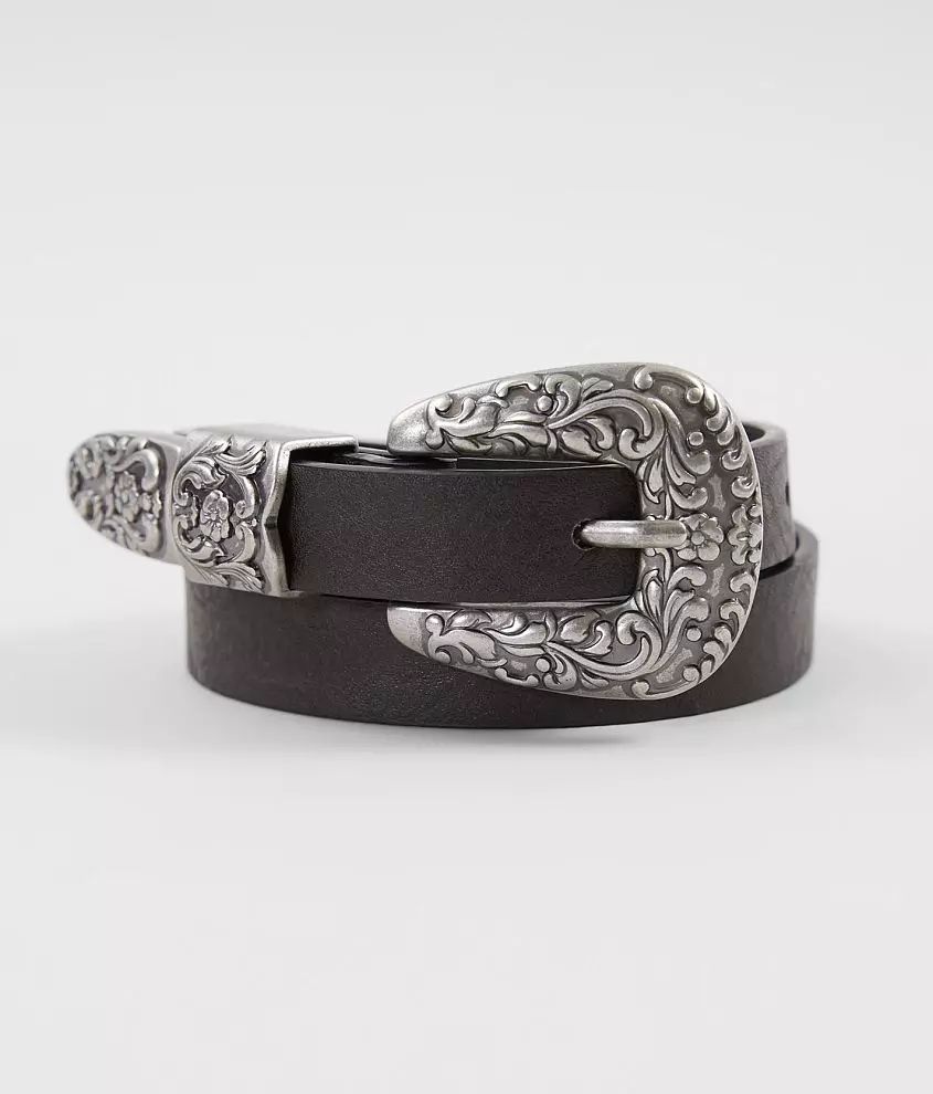 Faux Leather Belt | Buckle