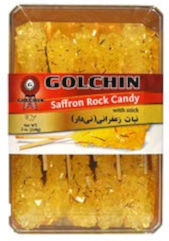 Saffron Rock Candy with Stick, 8oz | Amazon (US)