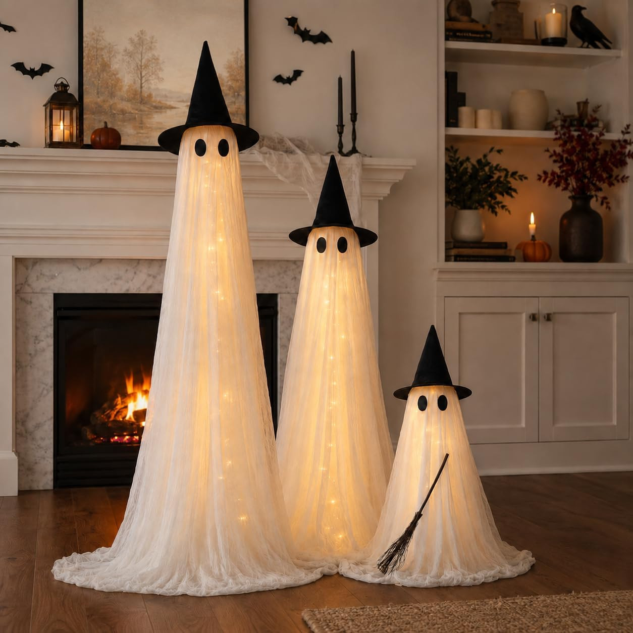 Amazon Halloween decor is dangerous for me because every time I find one cute thing, I end up finding ten more. 😂🎃 First it’s a ghost, then pumpkins, then suddenly there’s a full-size skeleton, giant spider, bat set, witch decor and six glowing jack-o’-lanterns in the cart. But honestly, all those little layers are what make a Halloween porch feel extra fun and festive.

#AmazonHalloweenFinds #AmazonMadeMeBuyIt #HalloweenDecor #HalloweenPorchDecor #GhostDecor #PumpkinDecor #SkeletonDecor #SpiderDecor #BatDecor #WitchDecor #JackOLantern #HalloweenHomeDecor #OutdoorHalloween #SpookySeasonFinds #AmazonHome 

 #LTKSeasonal #LTKHome #LTKSaleAlert