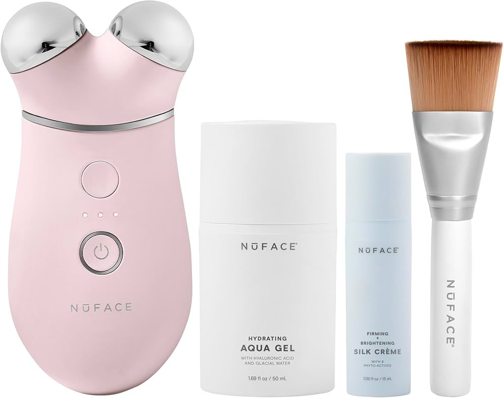 NuFACE Trinity+ Microcurrent Facial Device Kit - FDA Cleared Face Sculpting & Neck Tightening Dev... | Amazon (US)