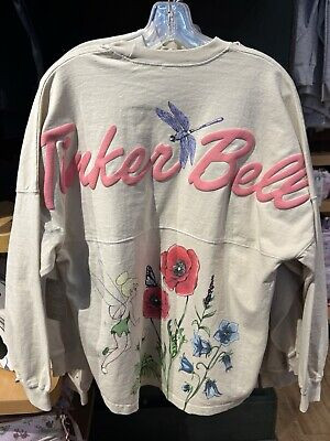 Disney Store NYC Tinker Bell Floral Adult Spirit Jersey Peter Pan Pixie Dust NWT  | eBay | eBay US