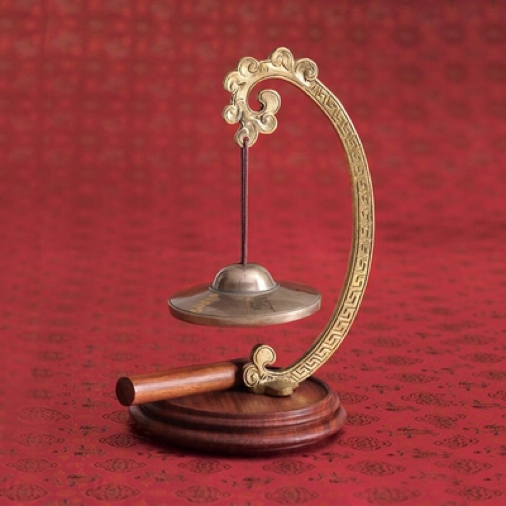 This beautiful Tibetan chime would make a statement on a coffee table or in a bookshelf and can be used in sound healing and energy clearing. It’s inscribe with the Buddhist mantra Om mani padme hum, that is used Feng Shui. #soundhealing #spaceclearing

#LTKHome