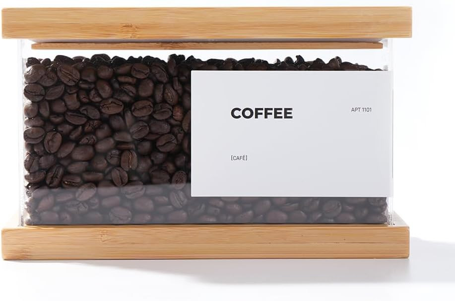 Bamboo Food Dispenser | Kitchen Organizers and Storage | Airtight Pantry Organizers and Storage C... | Amazon (US)