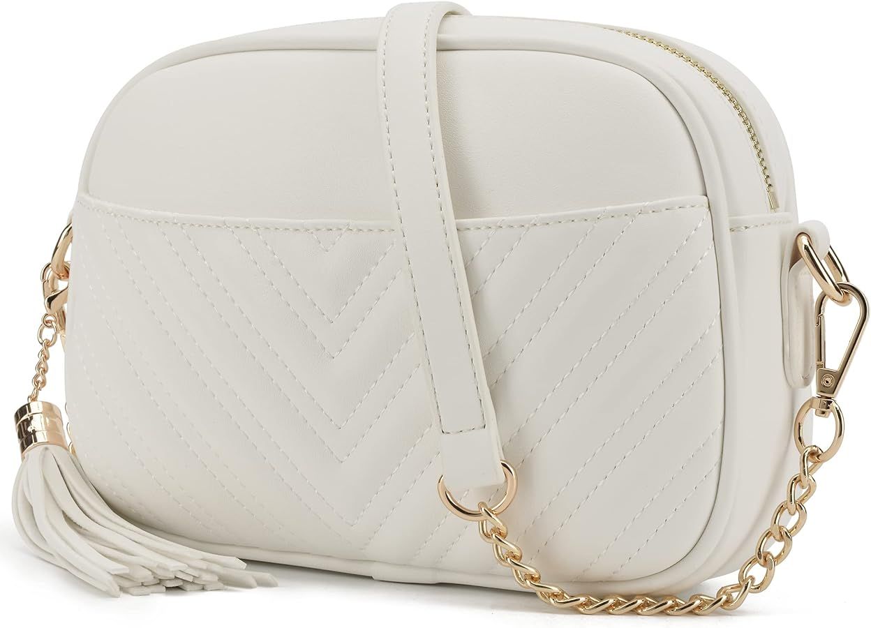 lola mae Quilted Crossbody Bag, Trendy Design Shoulder Purse | Amazon (US)