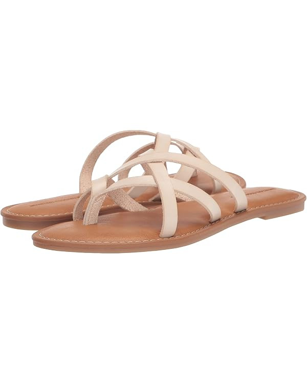 Amazon Essentials Women's Strappy Slide Flat Sandal | Amazon (US)