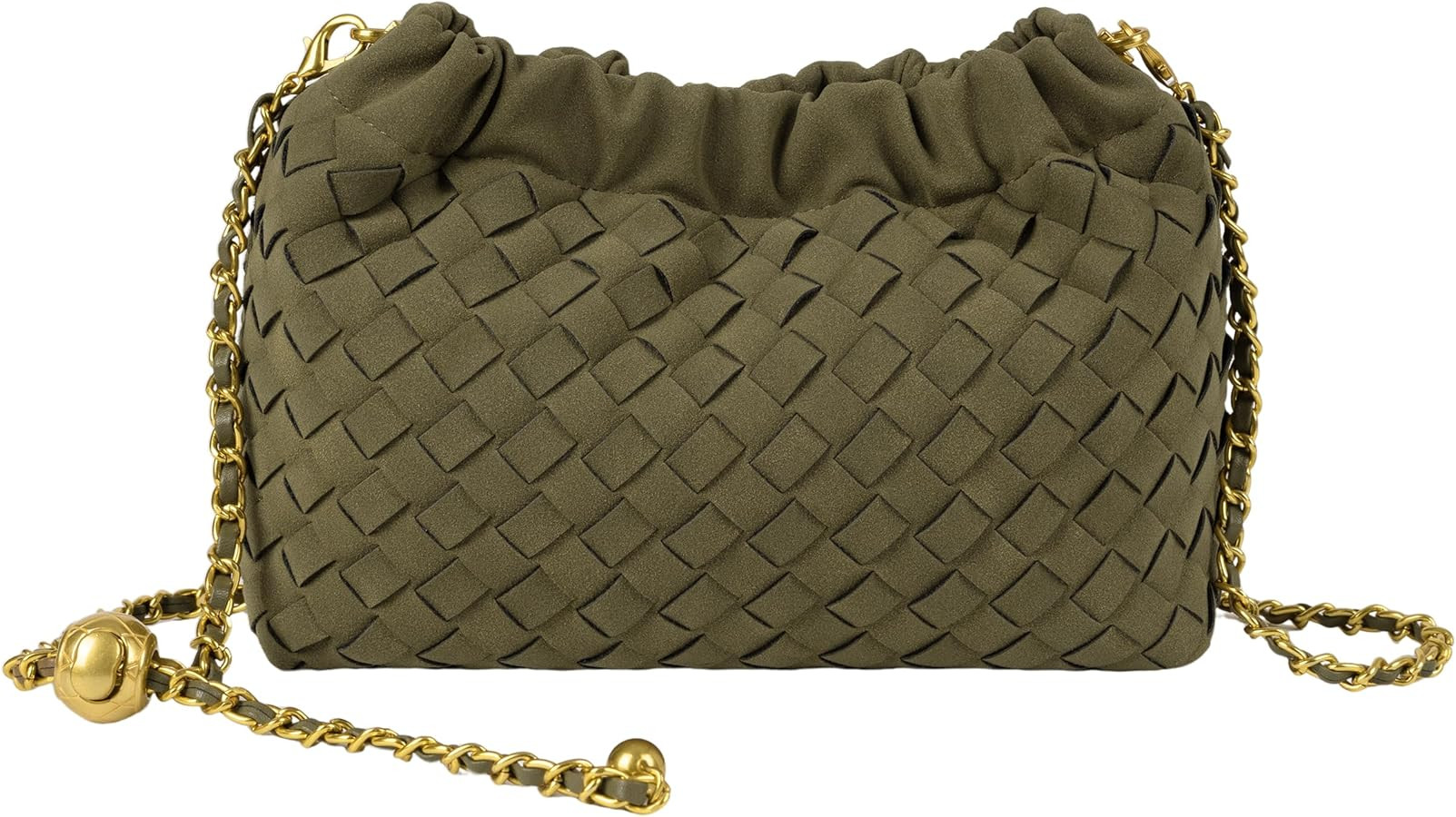 Joryin Woven Women's Crossbody Bag & Evening Purse, Trendy Dumpling Clutch & Hobo Cloud Shoulder ... | Amazon (US)