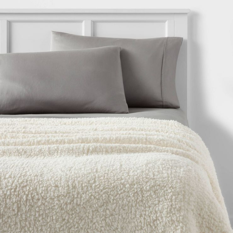 Sherpa Bed Blanket - Room Essentials™ | Target