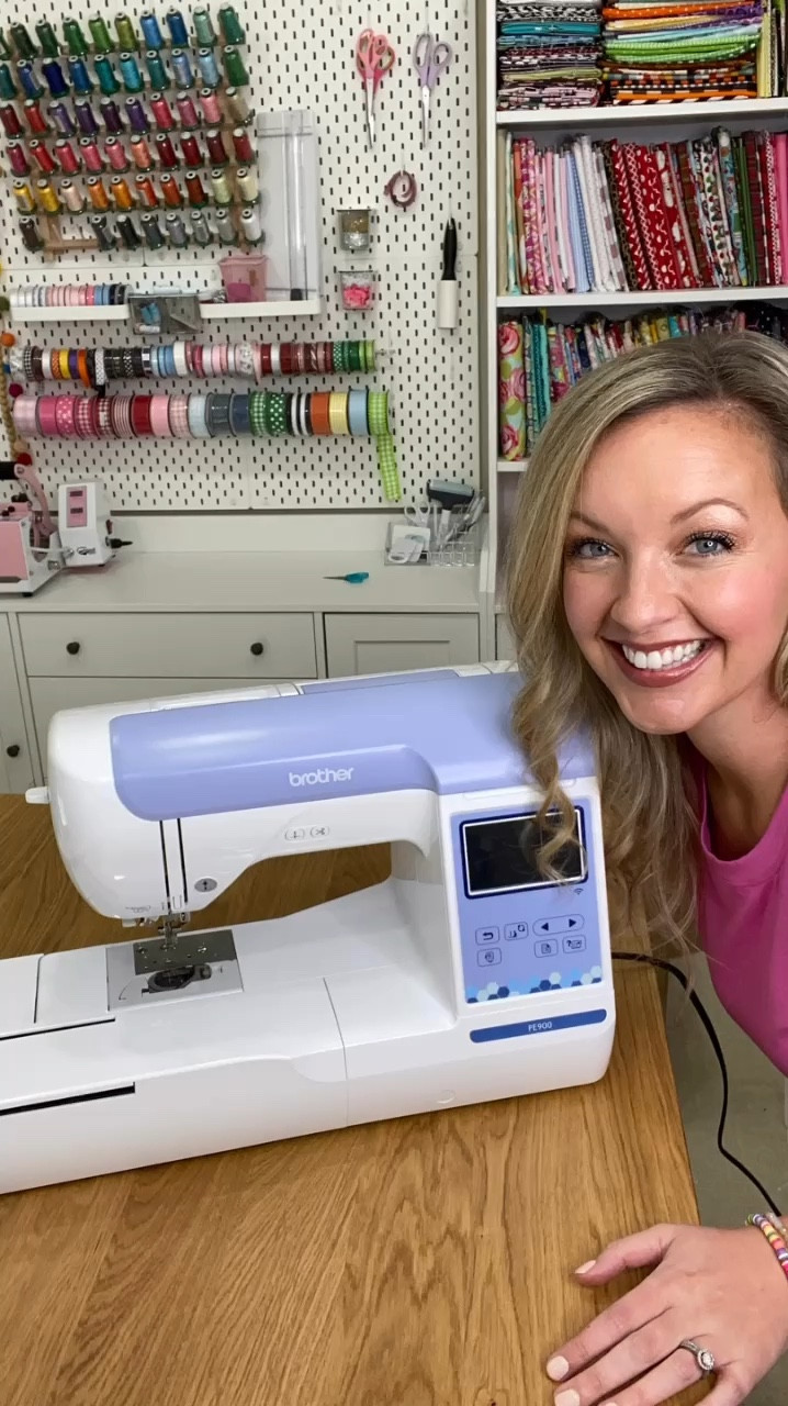 Brother Beginner Embroidery Machine!
 Perfect for crafting or starting your at home business!

PE900, brother embroidery machine, monogram machine, small business 