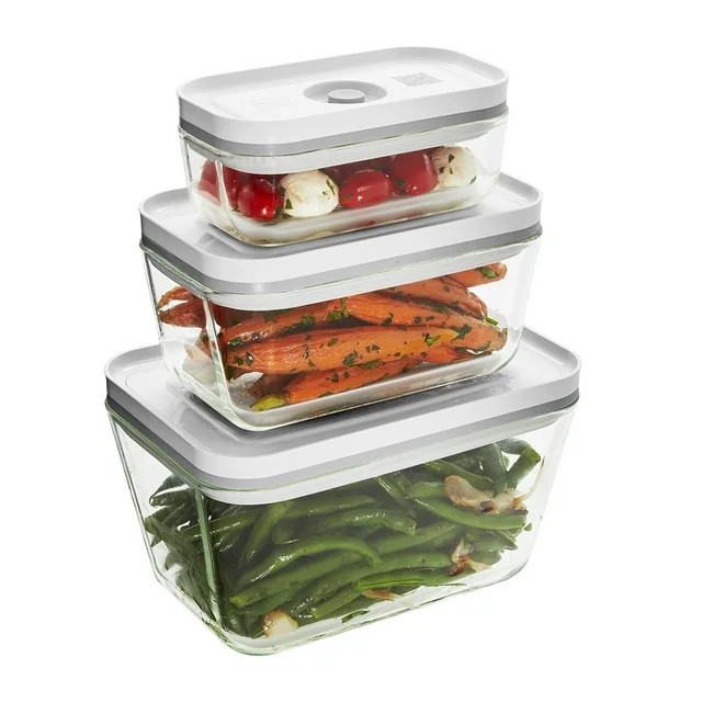 ZWILLING Fresh & Save 3-pc Glass Food Storage Container, Meal Prep Container- Assorted Sizes | Walmart (US)