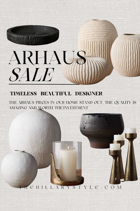 My favorite Arhaus Decor pieces are on sale. This does not happen very often so take advantage while you can  

#LTKhome #LTKfamily #LTKstyletip