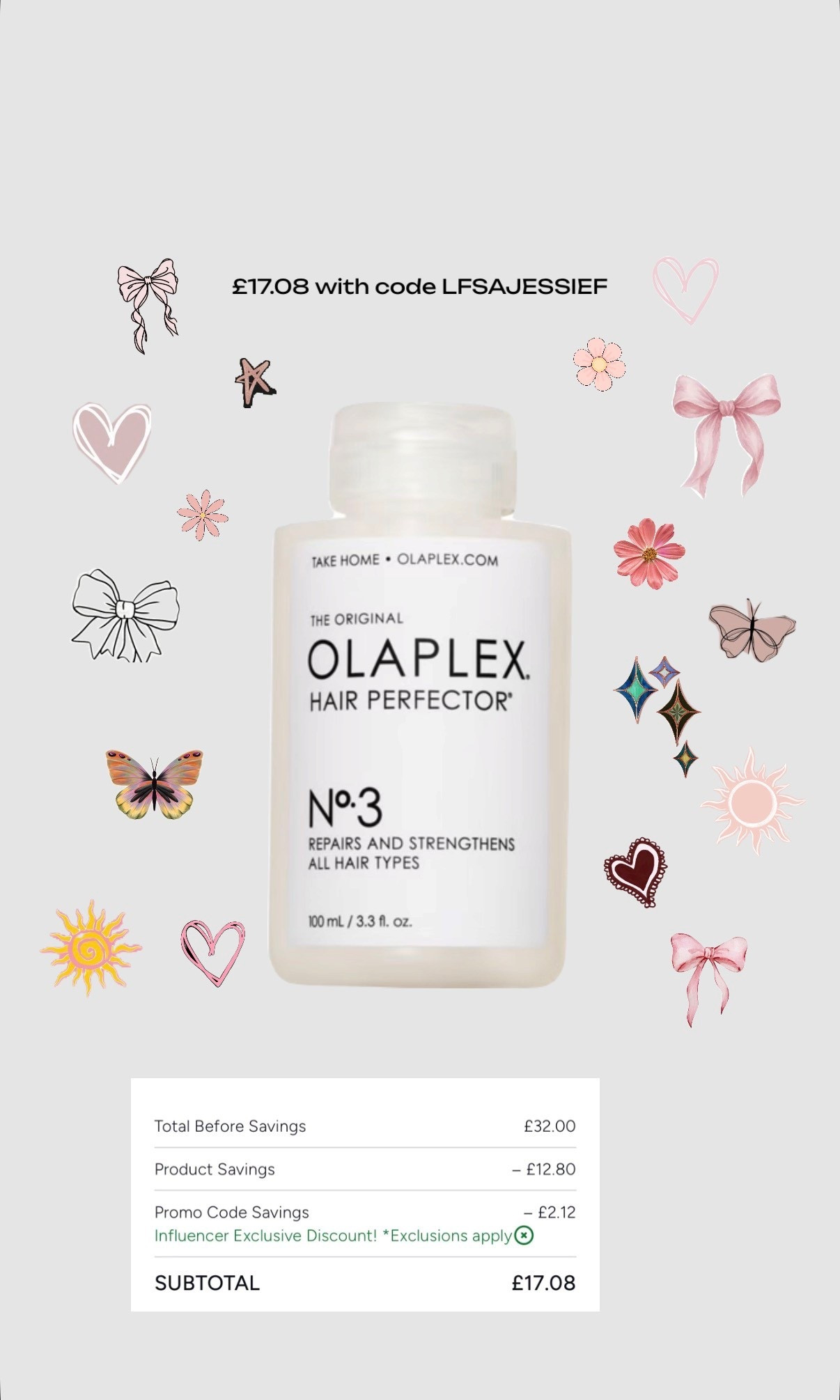 Use code LFSAJESSIEF for extra £££ off Look Fantastic 💖💕

• haircare Olaplex no 3 hair treatment hair mask conditioner beauty gift guide gifts for her •



#LTKsale #LTKbeauty #LTKuk