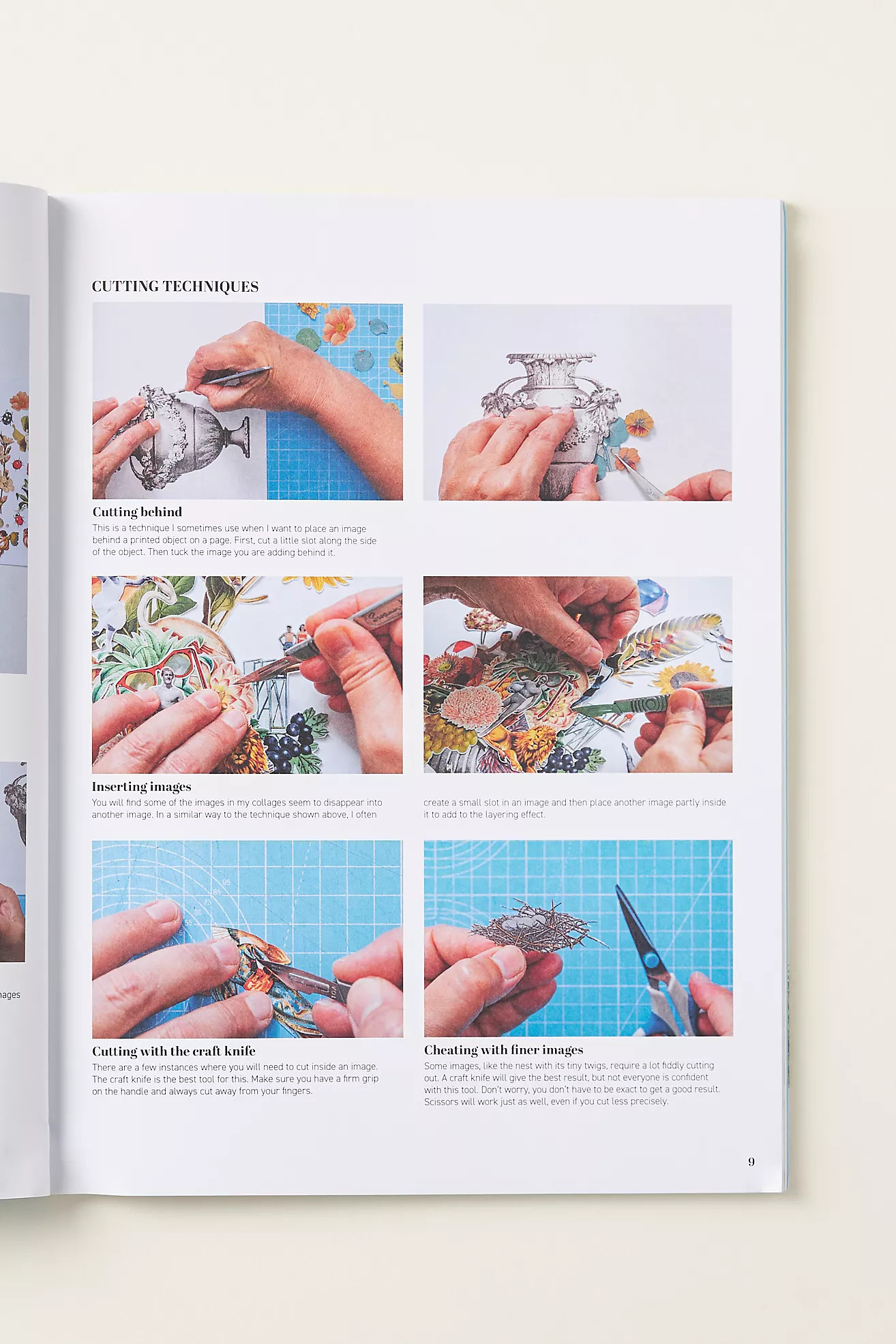 Four Seasons: Create Four Elegant Collages Softcover Collage Craft Book | Anthropologie (US)