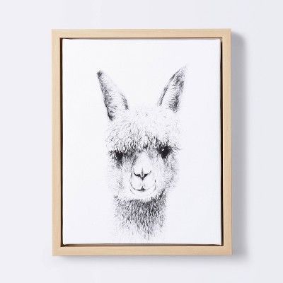 11x14 Framed Canvas Llama - Cloud Island™ | Target