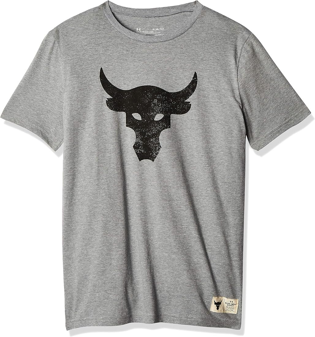 Under Armour Boys (8-20) Project Rock Blood Sweat Respect Short Sleeve Athletic T Shirt | Amazon (US)