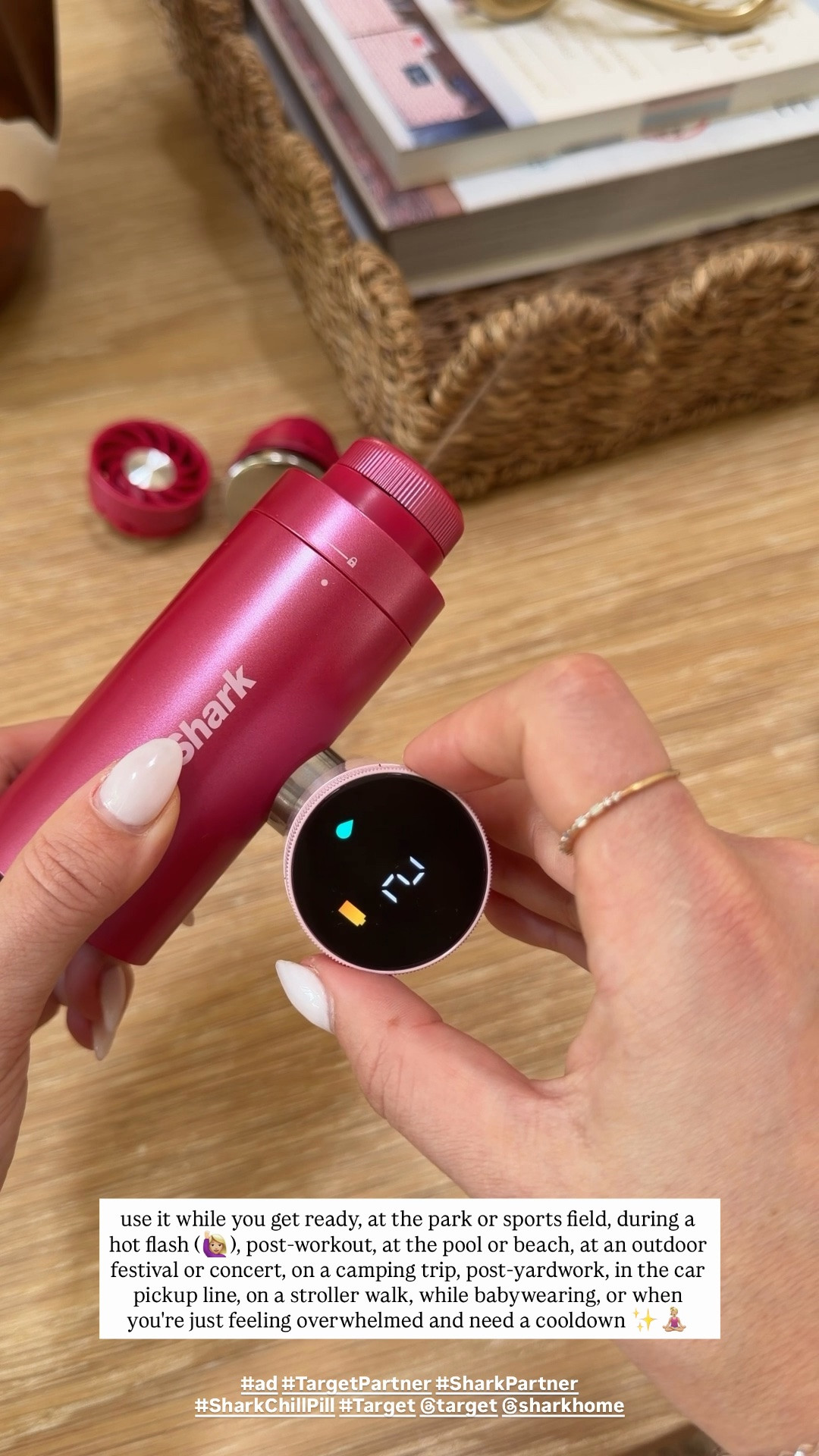 #ad hot mom summer, but make it breezy !! 🥵👉🏼🆒 a high-speed fan, dry-touch mist, & cryo-cooling plate IN ONE? 🤯 this is the only time being told to “take a ChillPill” isn’t insulting 🤌🏼 @sharkhome @target @shop.LTK #liketkit #TargetPartner #SharkPartner #SharkChillPill #Target

#LTKmomlife #LTKSeasonal #LTKBump