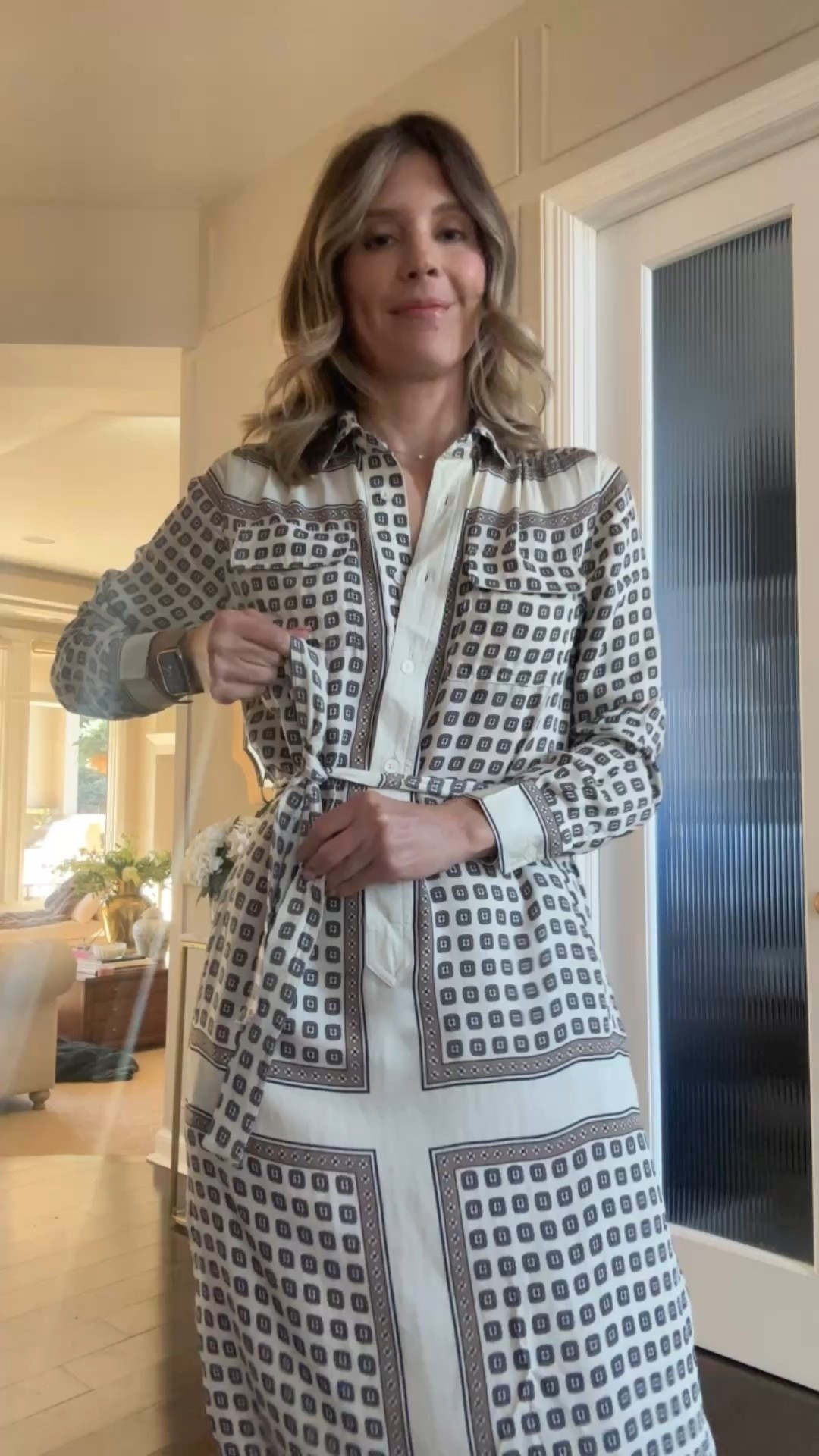 Jcrew silk shirt dress. Cute for work or event. On major sale!