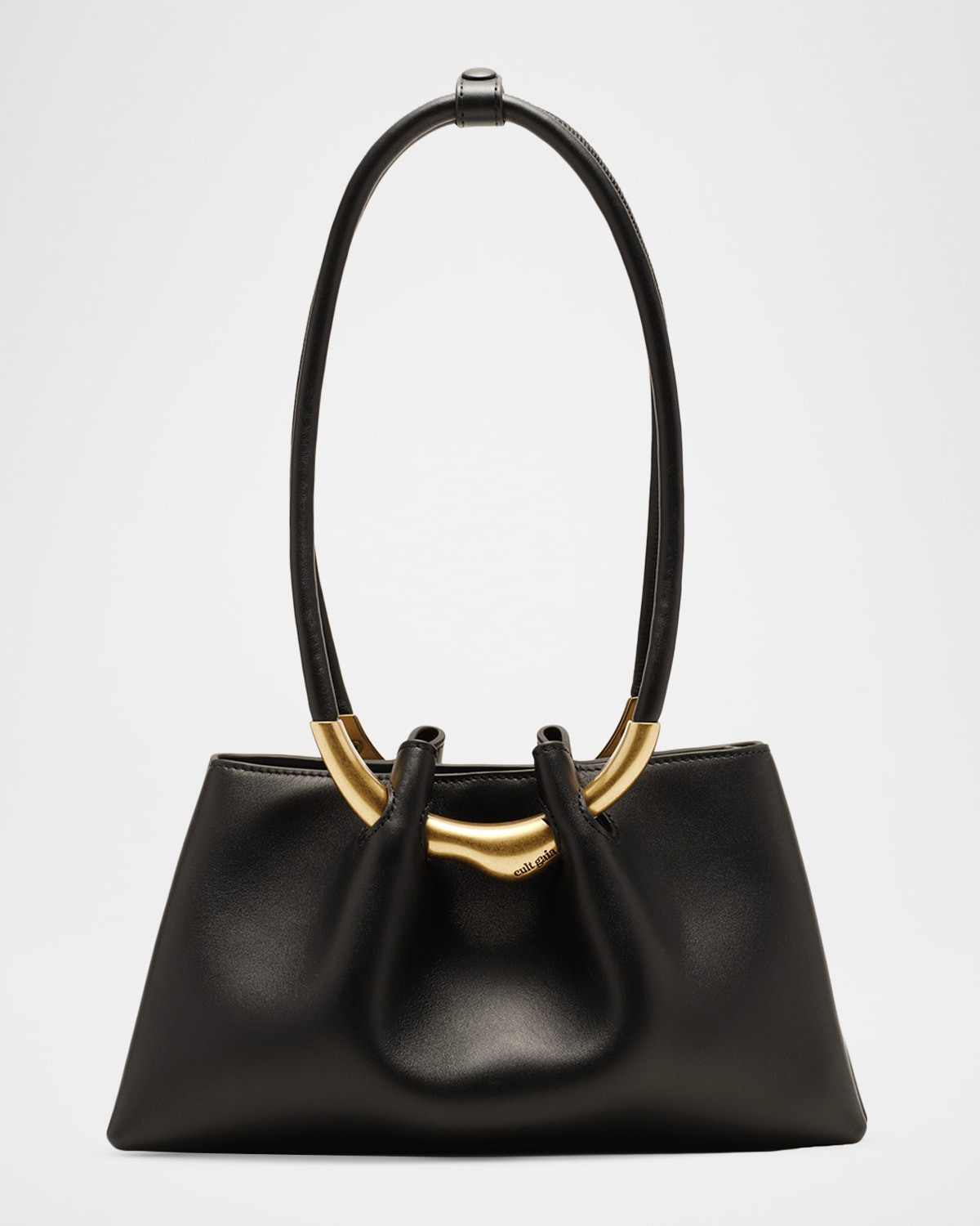 Asa Pierced Leather Shoulder Bag | Neiman Marcus