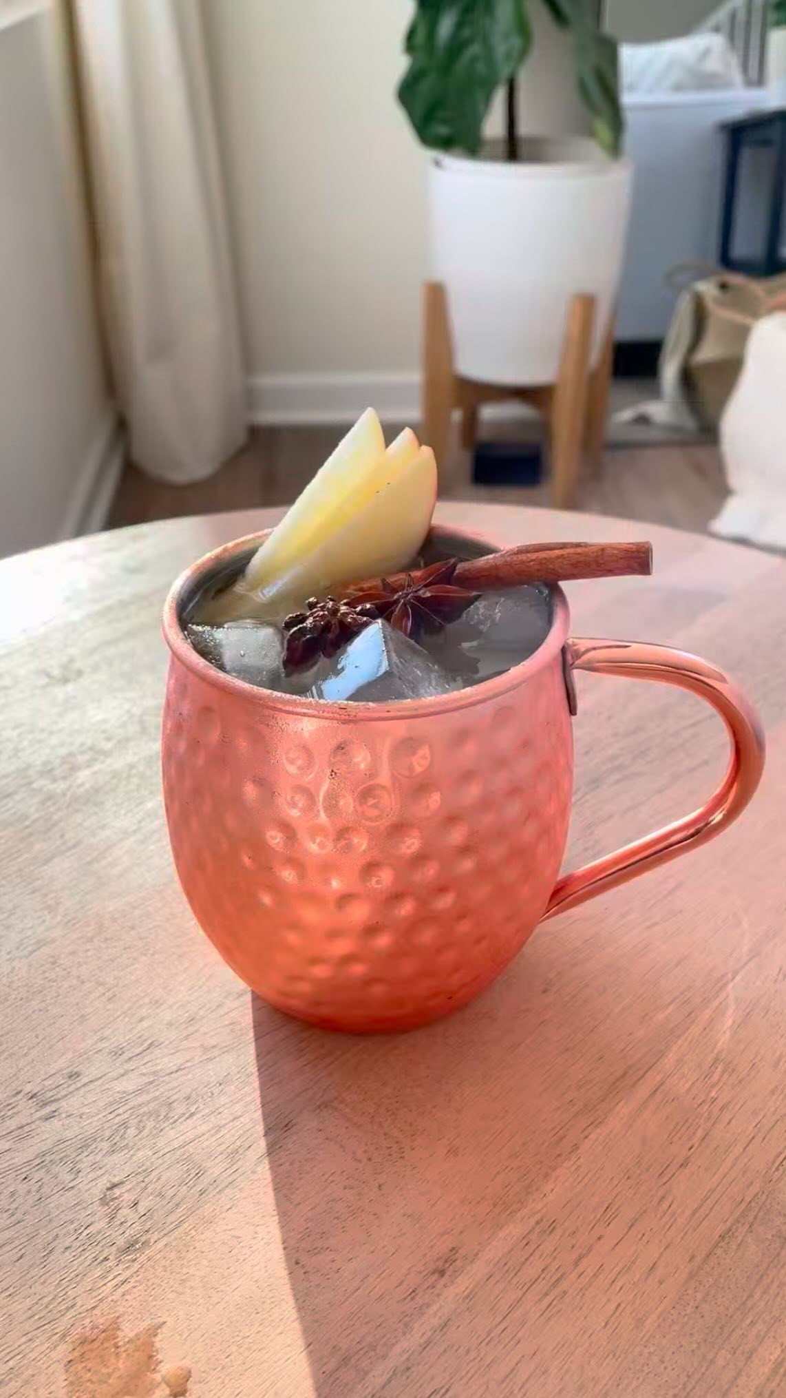 Ginger Apple Mule! ✨

Where are my mule fans at? This is the perfect Fall recipe to enjoy this time of year!

Comment MULE and I’ll send you the full recipe right to you! 🍎

There’s just something about ginger that feels like fall in a glass. It packs a punch in the best way and balances perfectly with the other apple flavor.

This mocktail is so versatile too! I went with apple because it feels so cozy and classic for fall, but you could switch things up with pumpkin, cranberry, or blackberry.

Ingredients 
• 1/2 a lime - juiced
• 2 1/2 oz of apple cider or apple juice
• 1/2 oz of apple butter 
• 8oz can Ginger Beer
• Garnish: apple slices + cinnamon stick

#mocktailgirlie #mocktails #fallmocktail #fallrecipe #falldrink