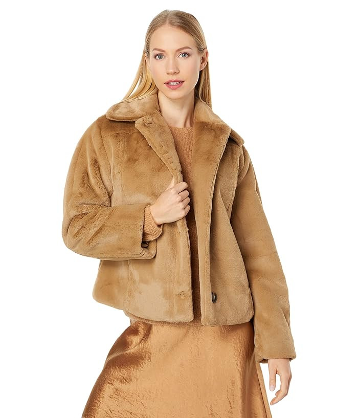 Vince Faux Fur Trucker Jacket | Zappos