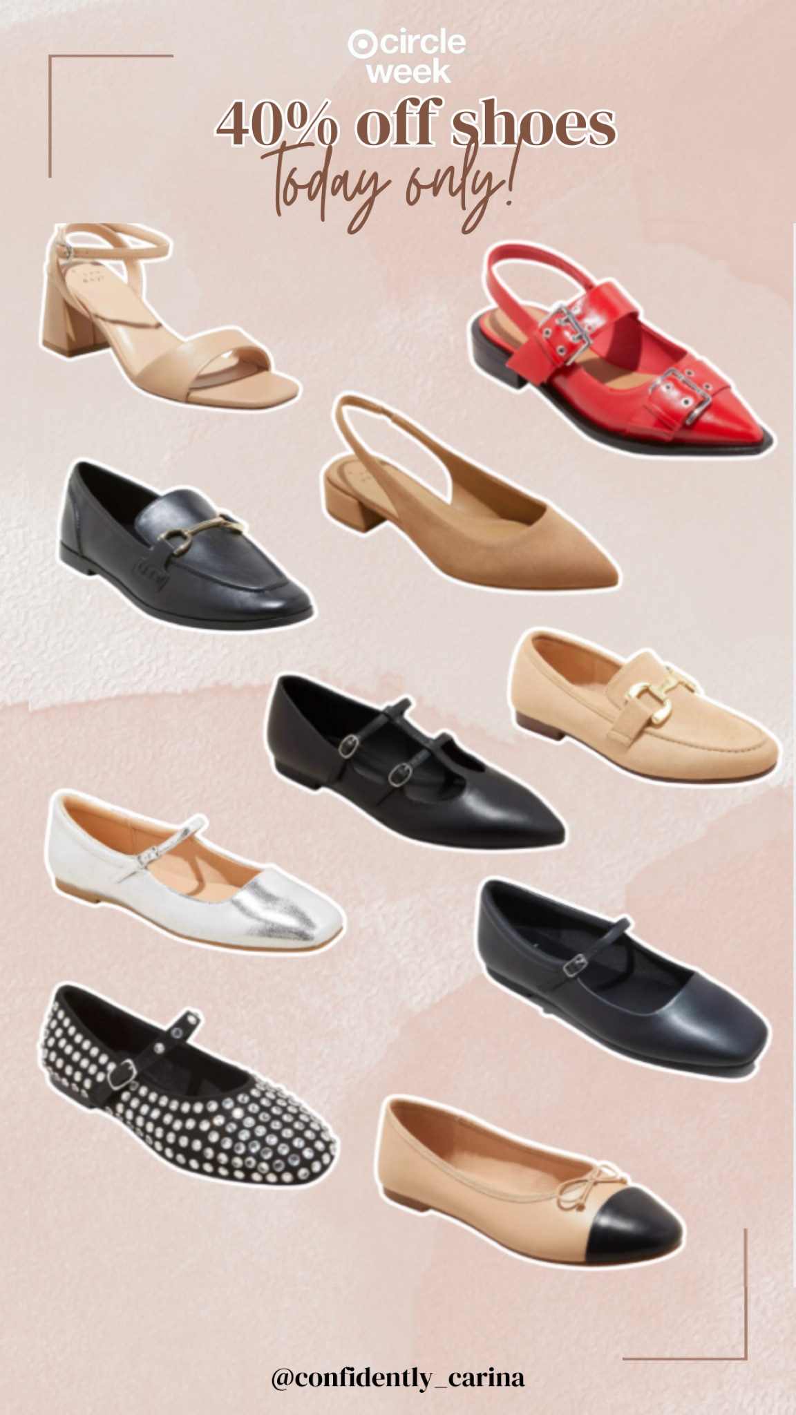 40% off shoes for Target Circle Week - this is a CRAZY deal!! 

#LTKShoeCrush #LTKSaleAlert #LTKFindsUnder50