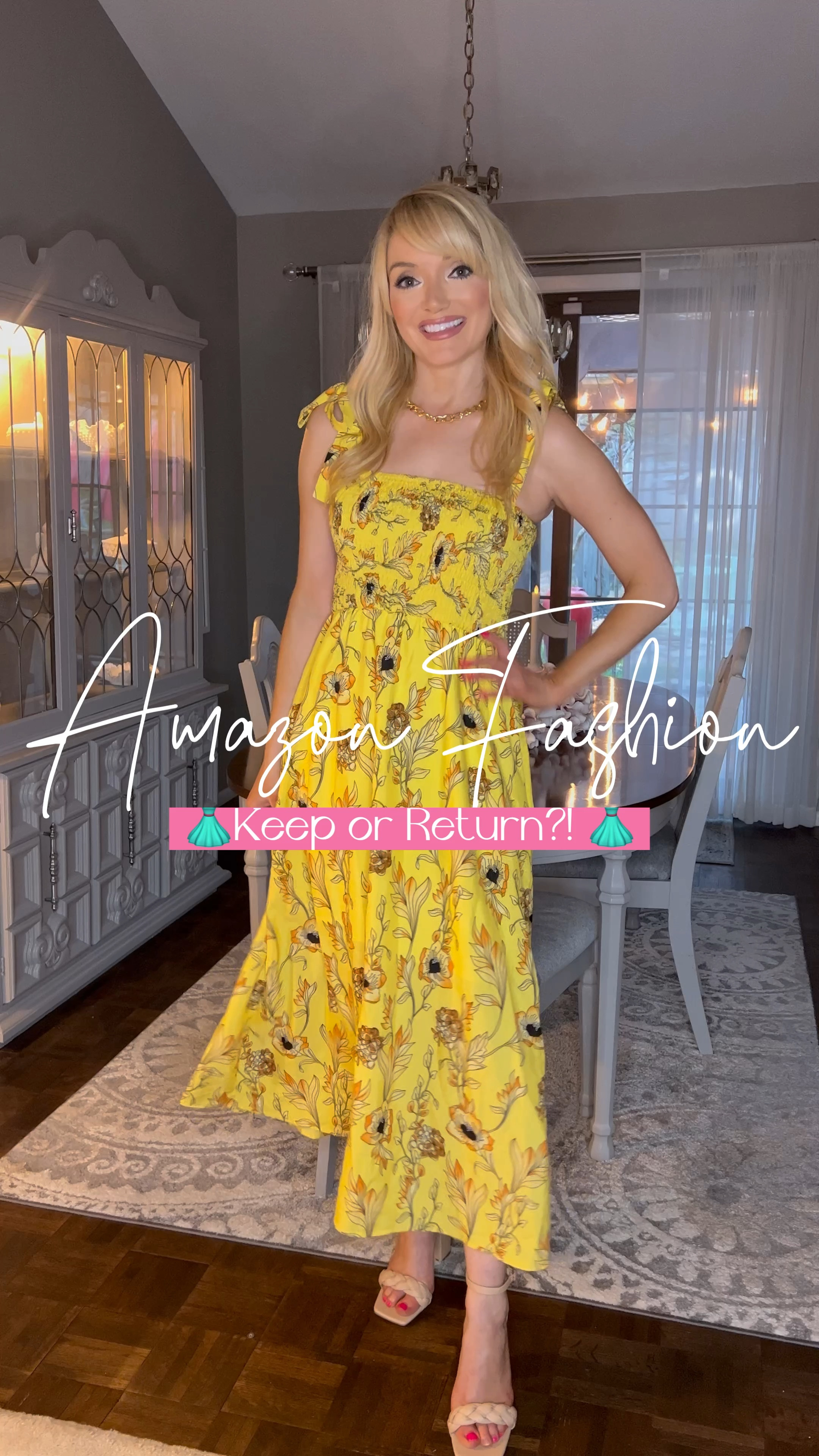 Keep or return with Amazon Fashion vacation outfit ideas - resort wear - summer fashion - summer outfits - spring fashion - spring outfits - vacation outfits - summer dresses - sundresses - Amazon finds - summer sandals - summer shoes 

#LTKunder50 #LTKSeasonal #LTKshoecrush