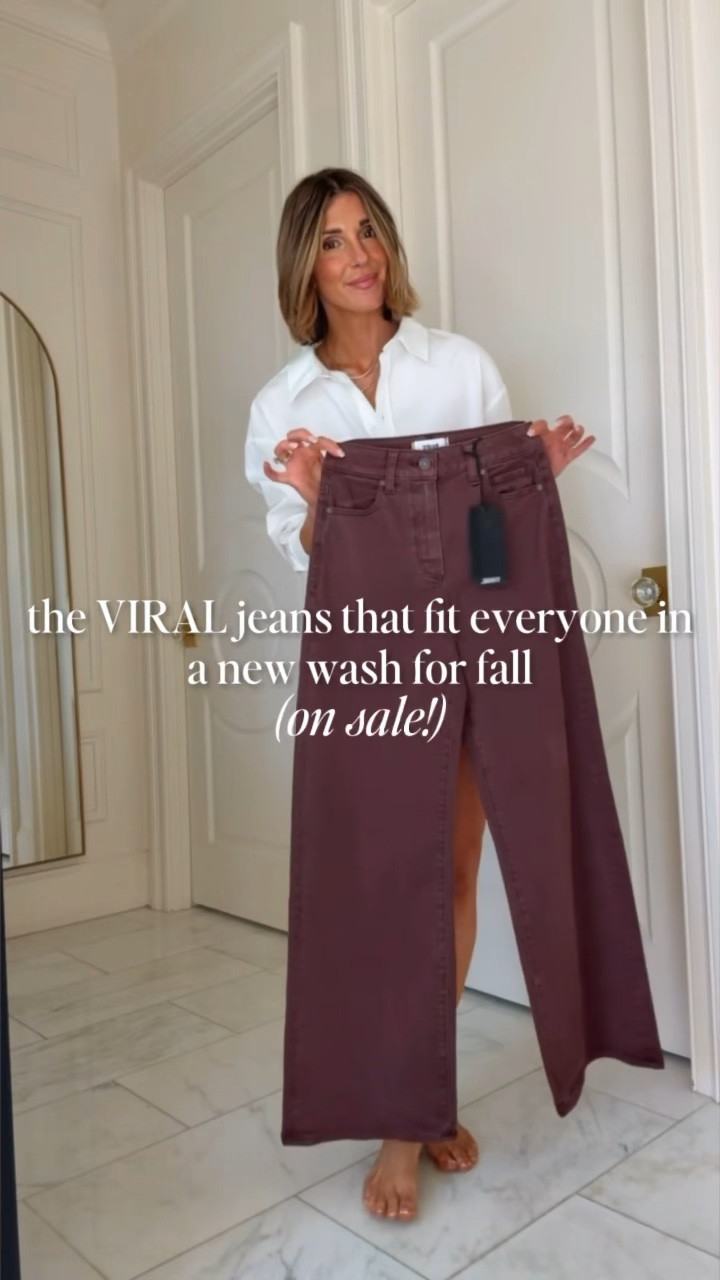 The VIRAL jeans that fit everyone are now available in a new wash for fall! Plus get them on sale right now at Nordstrom for 25% off. 

Color: mulberry
Size: 31” inseam, size 25, fits TTS

#LTKootd #LTKSeasonal #LTKSaleAlert