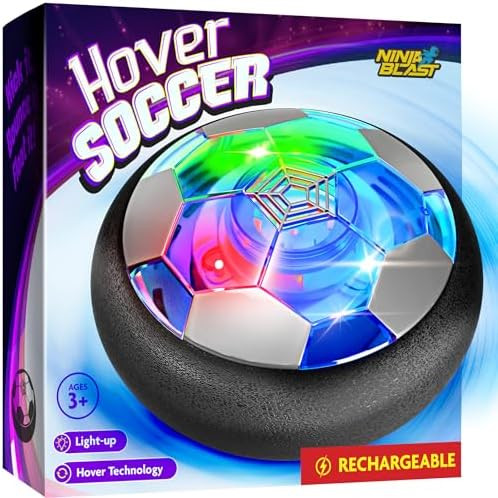 Hover Soccer Light-Up Ball, Indoor Toy Games Gifts for Birthday, Kids, Boys for Age 6, 7, 8, 9, 1... | Amazon (US)