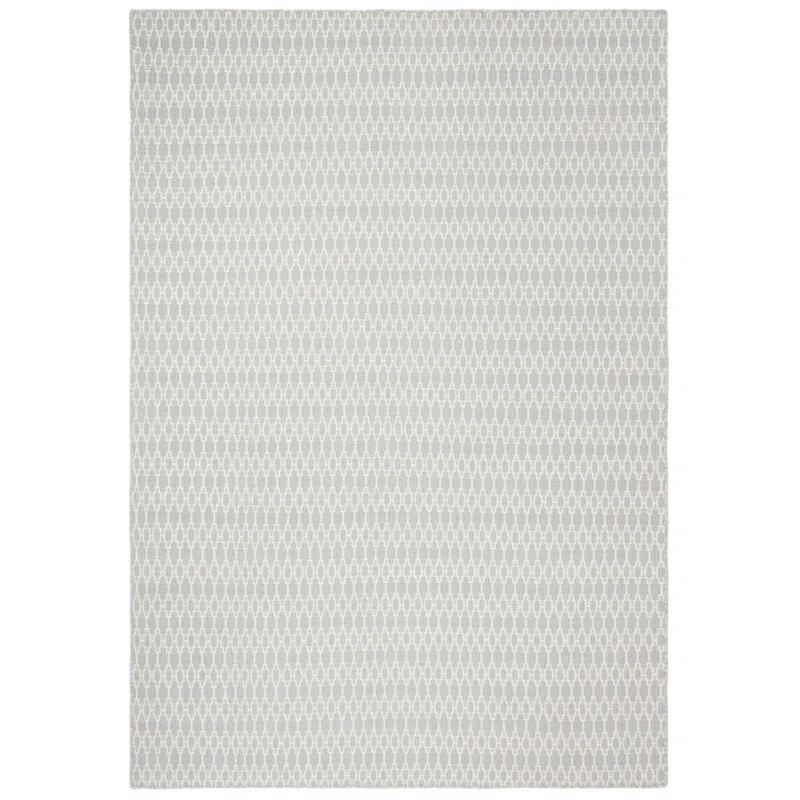 Aniwa Flat Weave Wool/Cotton Geometric Rug in Beige/Ivory | Wayfair North America