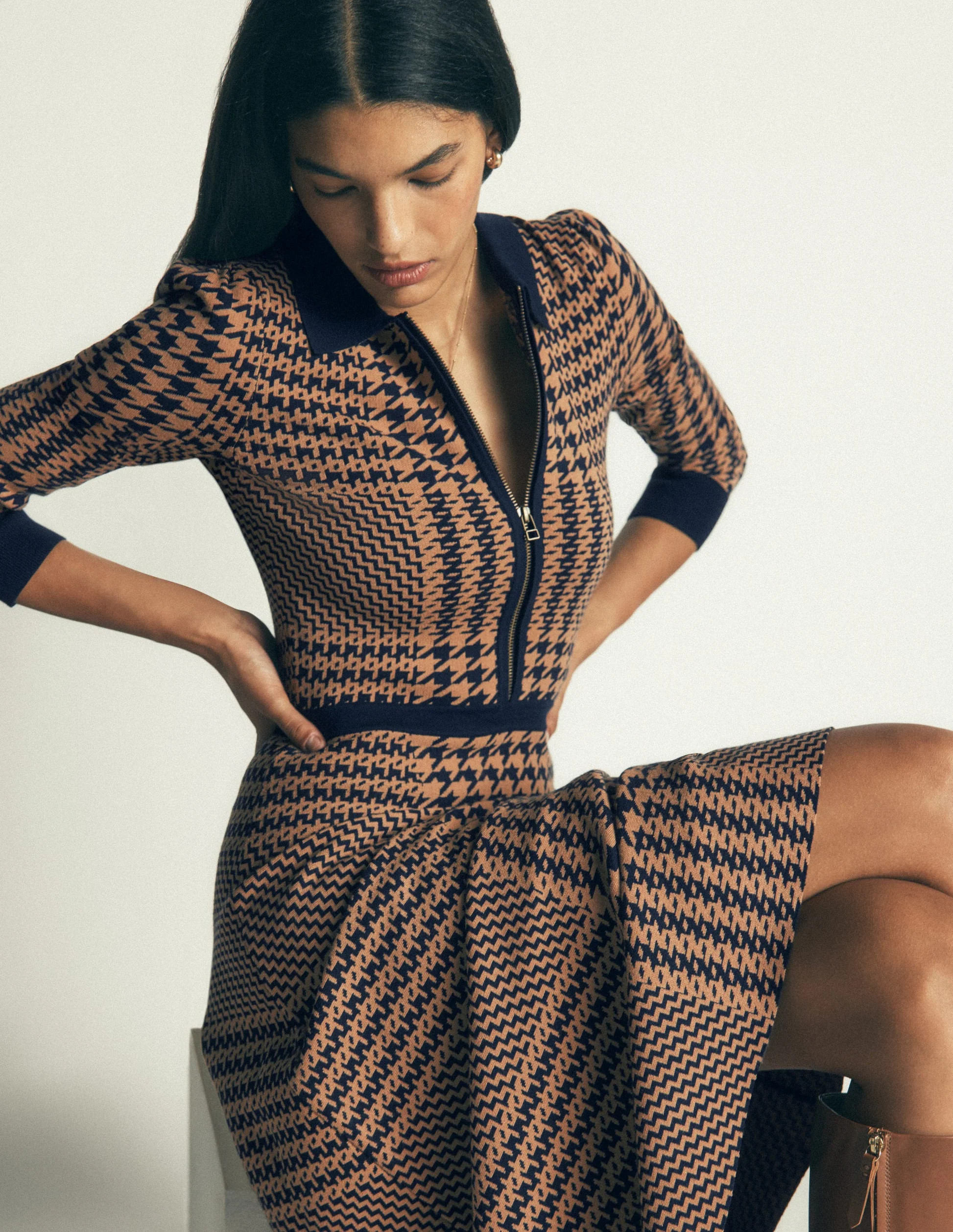 Fiona Zip Front Knitted Dress
                    
                      
                       ... | Boden (US)