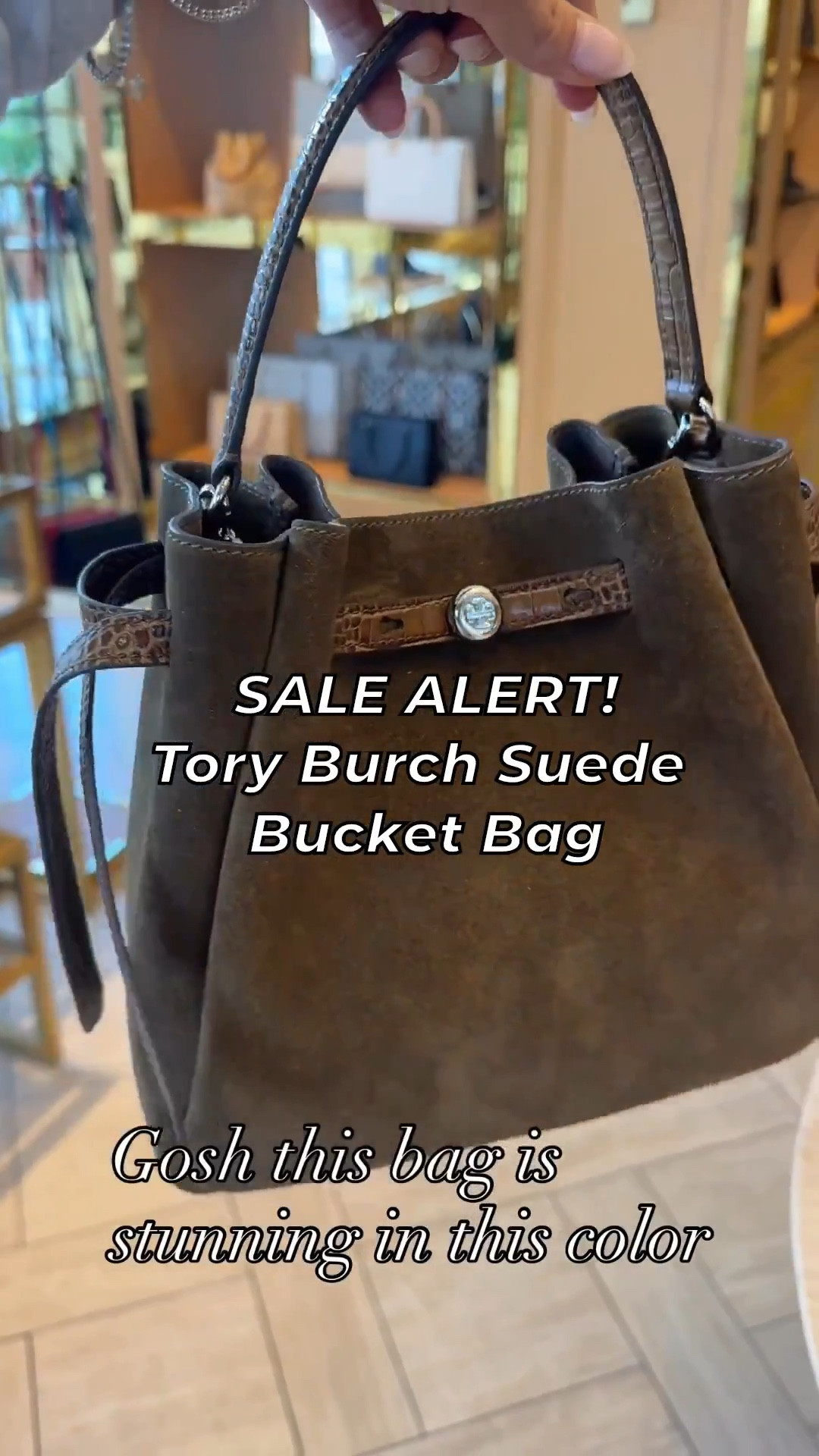 SALE ALERT! Tory Burch Romy Suede Bucket Bag on Sale, Holiday luxe gift ideas.

#LTKSaleAlert #LTKGiftGuide