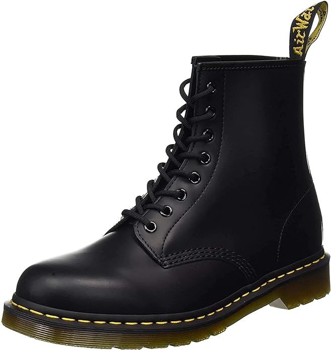 Dr. Martens Classic 8 Eyelet Black Boot, Size UK: | Amazon (UK)