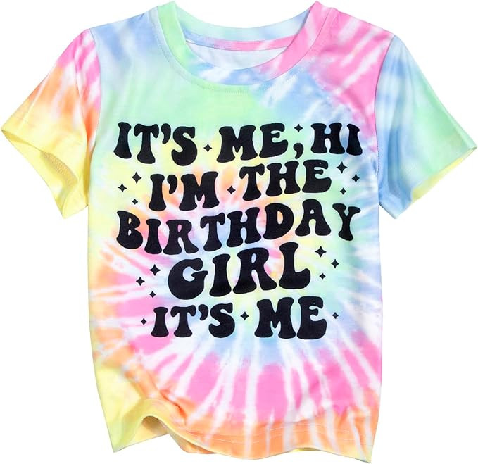 LOTUCY Birthday Girl Shirts Its Me Hi Im The Birthday Girl Its Me Shirt Letter Printed Party Outf... | Amazon (US)
