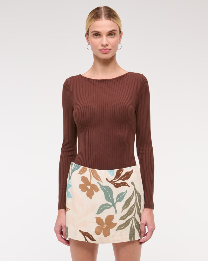 Women's Mid Rise Mini Skort | Women's New Arrivals | Abercrombie.com | Abercrombie & Fitch (US)