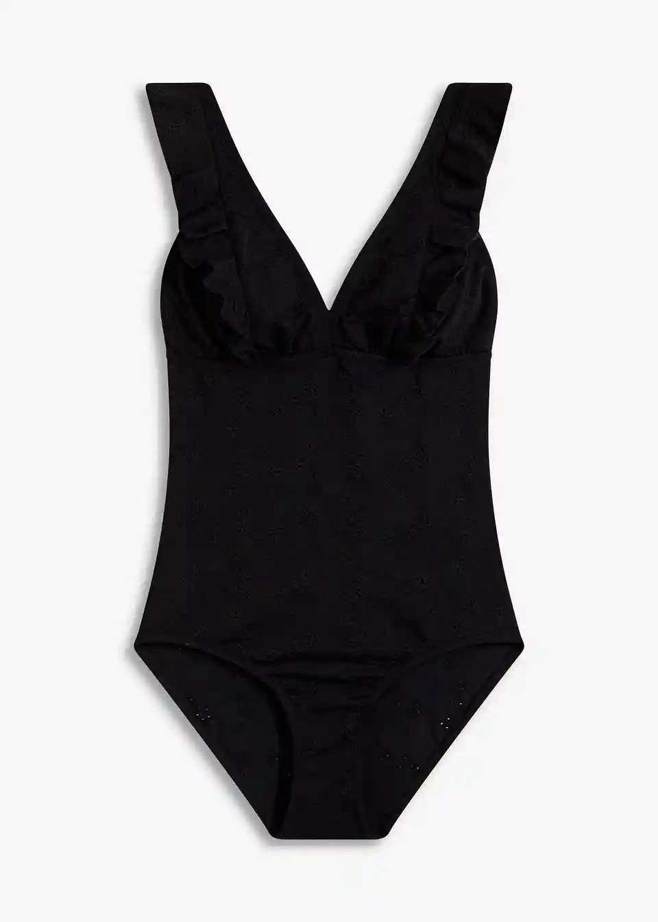 Attraktiver Badeanzug in Strukturware - schwarz - Damen | bonprix | Bonprix DE