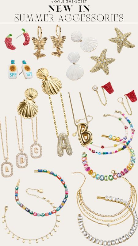 Summer jewels under $100 to add some color to the season 

#LTKStyleTip #LTKFindsUnder100 #LTKFindsUnder50